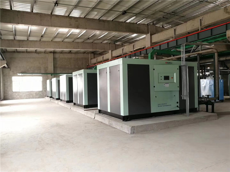 漢鐘空壓機(jī)組現場